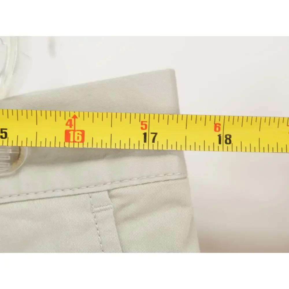 J. Crew Portsider NWT Stretch Chino Shorts Men's 32 Off White 7